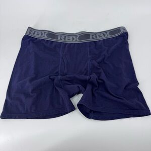 RBX Dark Blue Boxer Briefs‎ with Gray Waistband